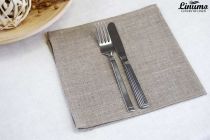 Classic design made of 100% linen napkin MAIN natural grey diff.