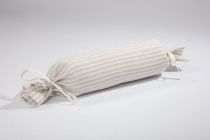 Bolster EMS 100% Linen White-Gray striped