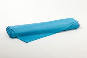 Leinenstoff aus 100% Leinen 160 g/qm 160cm breit Trkis/Blau M101