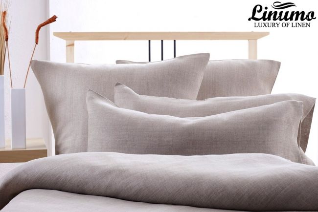 100% Linen Bedcover DONAU Gray various sizes