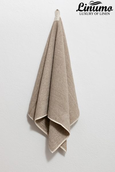 Bath-towel from lines frott natural different sizes