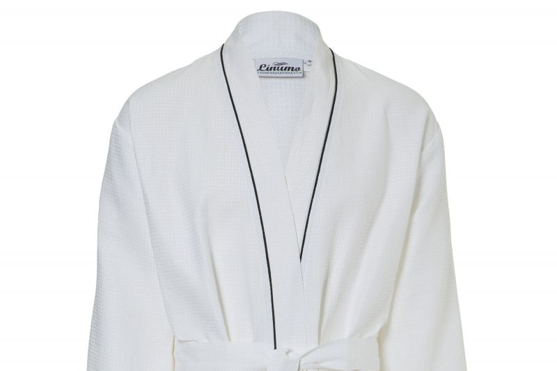 Bathrobe 100% Linen White waffle pique various sizes