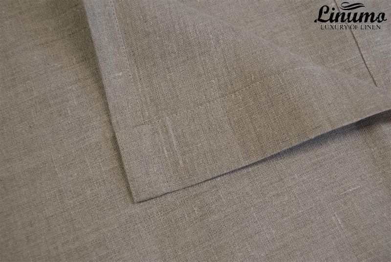 Finished linen curtain gray different sizes M08C215