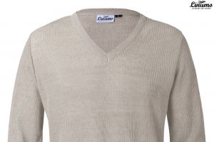 High quality Men's Sweaters Knitted Linen V-neck