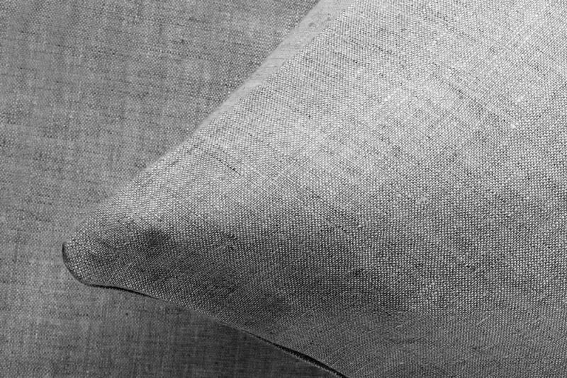 Linen Bedcover SIEG 100% Linen Anthracite various sizes