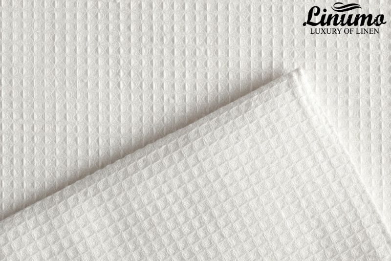 Luxury sauna & bath towel pique 100% linen white Different Sizes