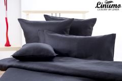 Pillow Cover ALTMUEHL 100% Linen Black Different Sizes