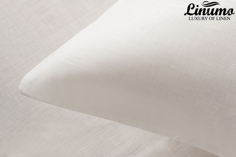 Pillow Cover PEENE 100% Linen batiste 125g/qm White Diff. Sizes